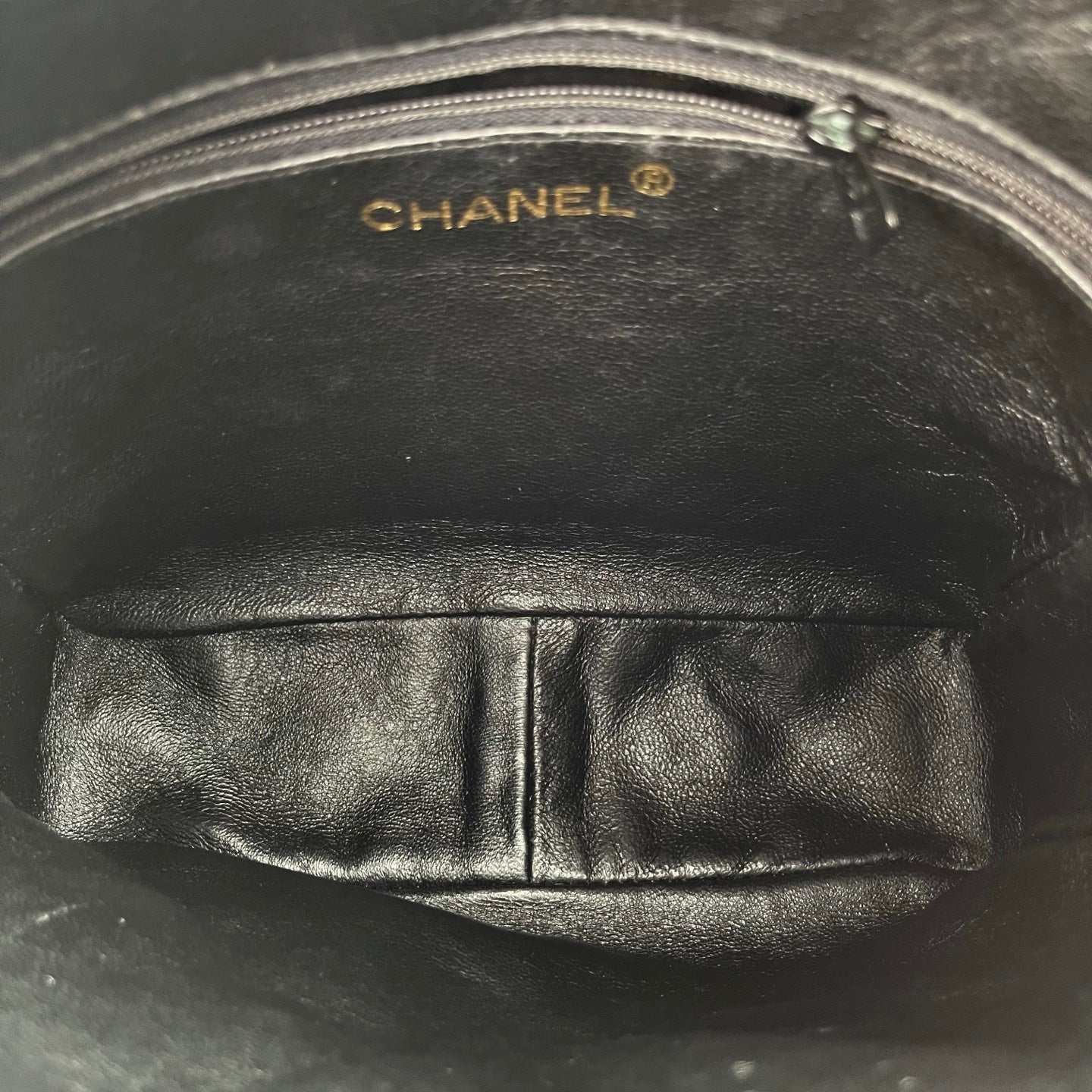 Chanel Black Lambskin Matelassé Fringe Chain Shoulder Bag [Used]