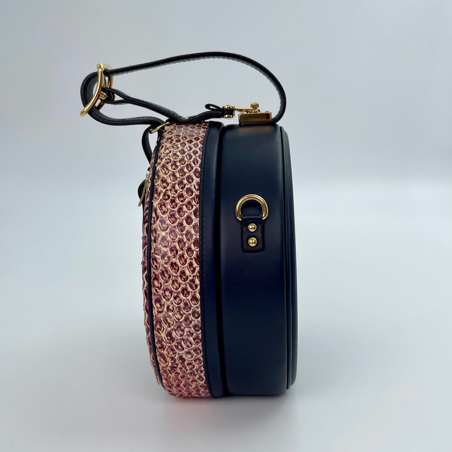 Louis Vuitton Petite Boite Chapeau Python Leather 2‑Way Bag [Used]