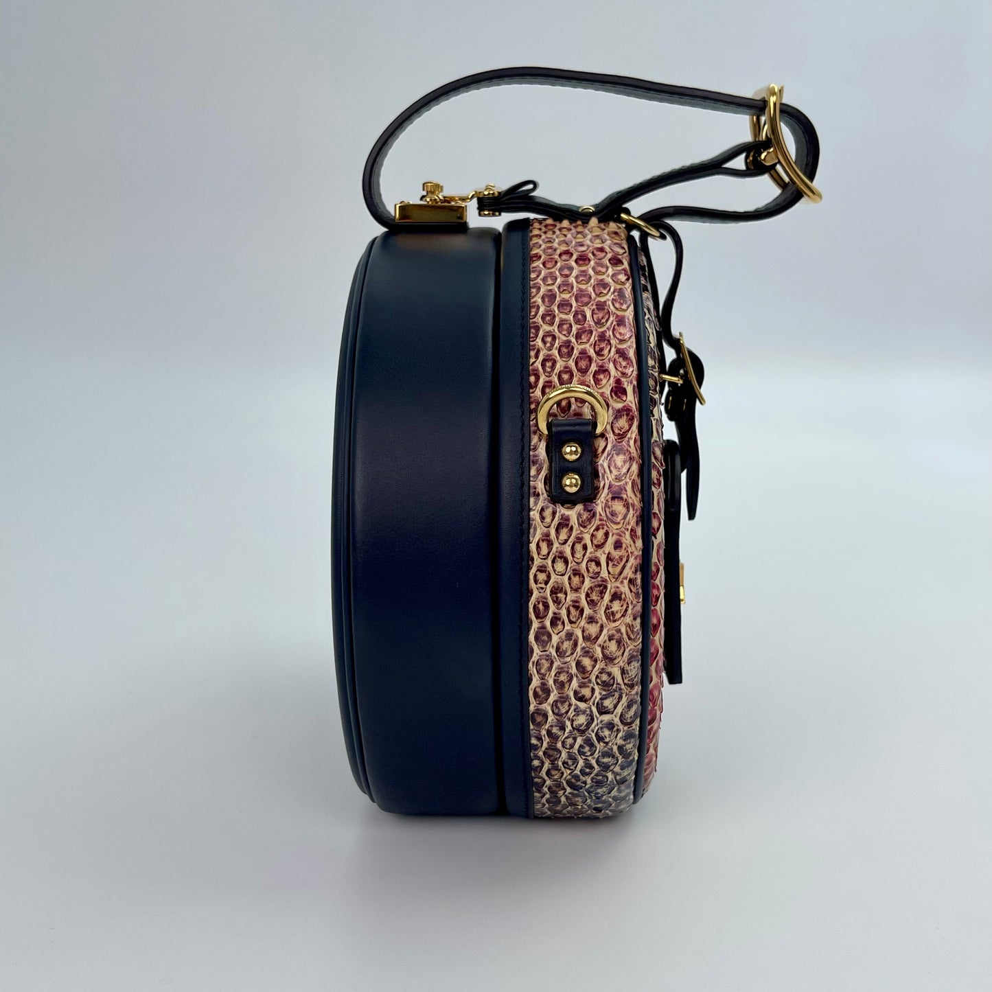 Louis Vuitton Petite Boite Chapeau Python Leather 2‑Way Bag [Used]