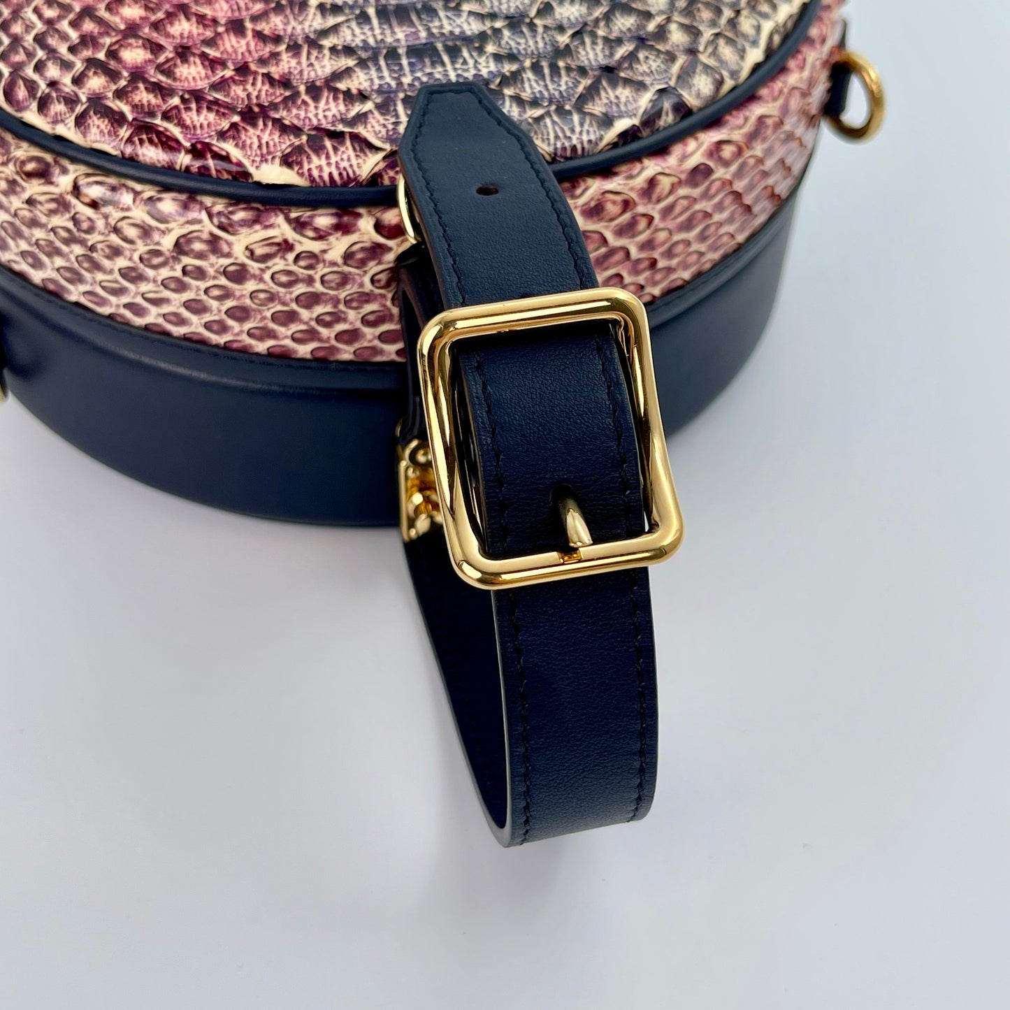 Louis Vuitton Petite Boite Chapeau Python Leather 2‑Way Bag [Used]