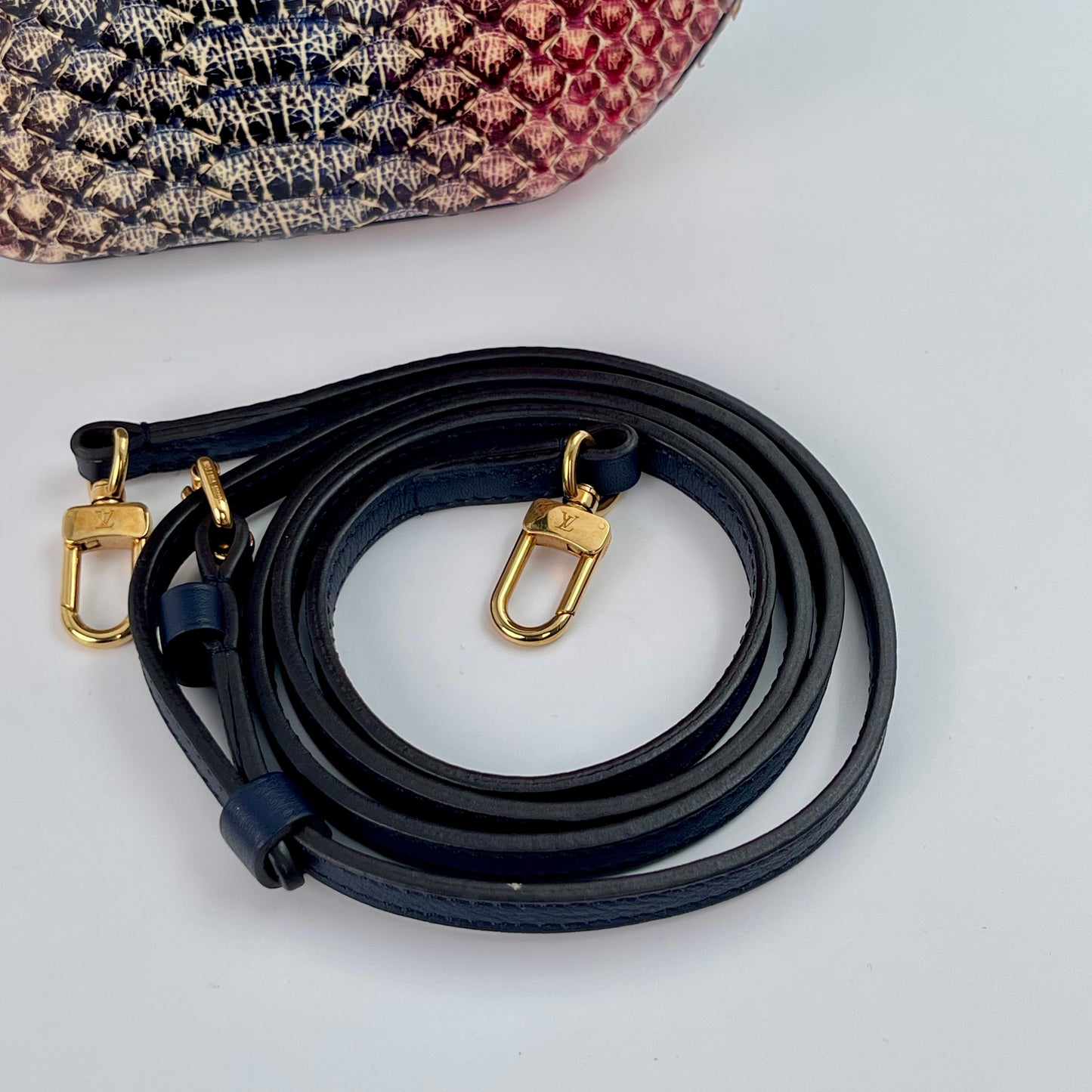 Louis Vuitton Petite Boite Chapeau Python Leather 2‑Way Bag [Used]