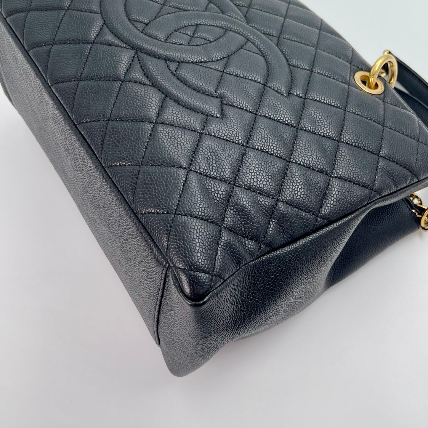 Chanel Black Caviar GST (Grand Shopping Tote) [Used]