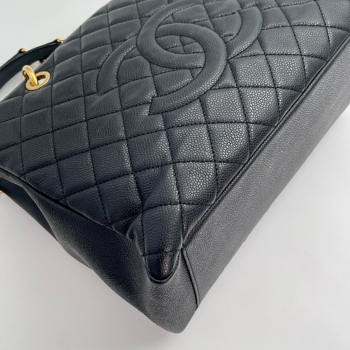 Chanel Black Caviar GST (Grand Shopping Tote) [Used]