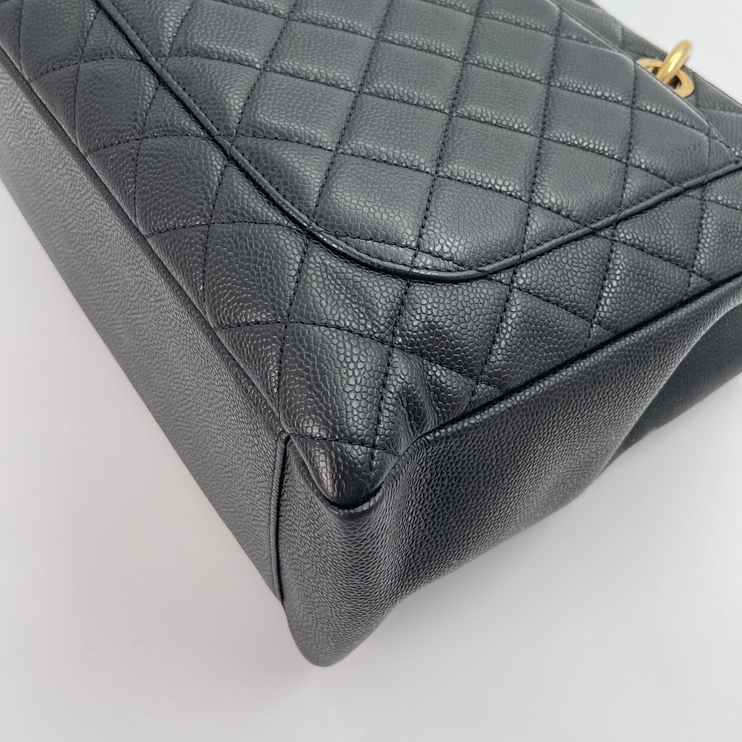 Chanel Black Caviar GST (Grand Shopping Tote) [Used]