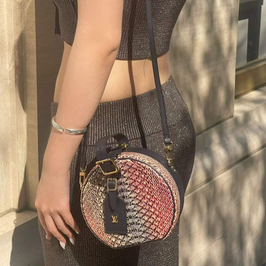 Louis Vuitton Petite Boite Chapeau Python Leather 2‑Way Bag [Used]
