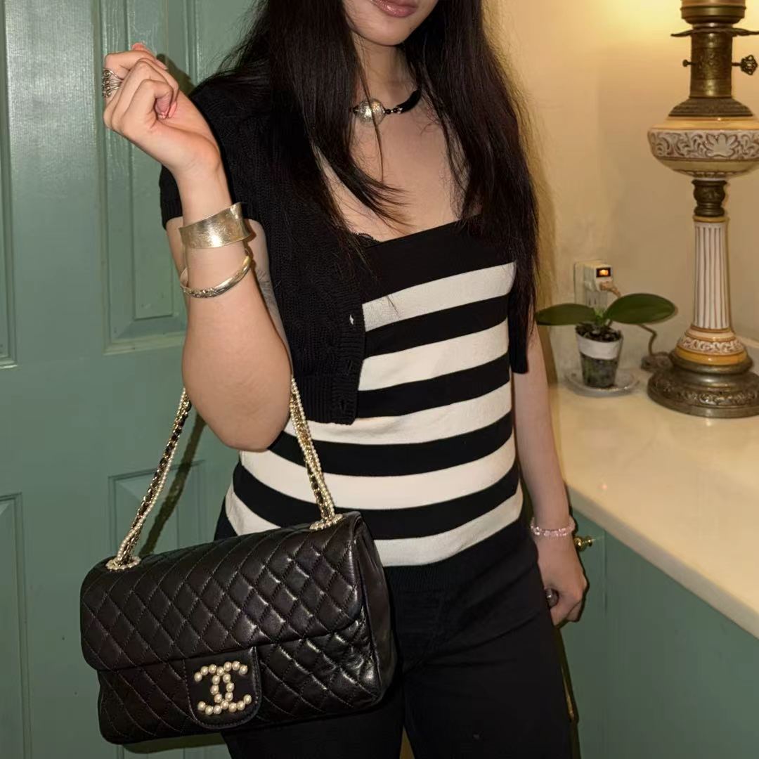 Chanel Westminster Pearl Multi-Chain Shoulder Bag [Used]