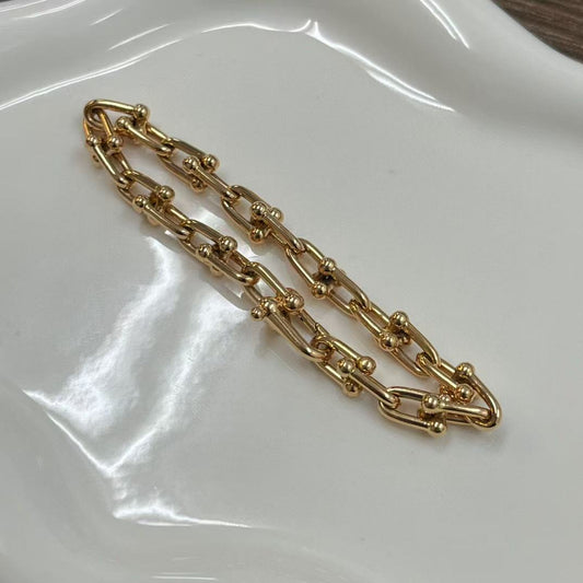 TIFFANY＆CO Hardwear Link Bracelet K18PG  [Used]