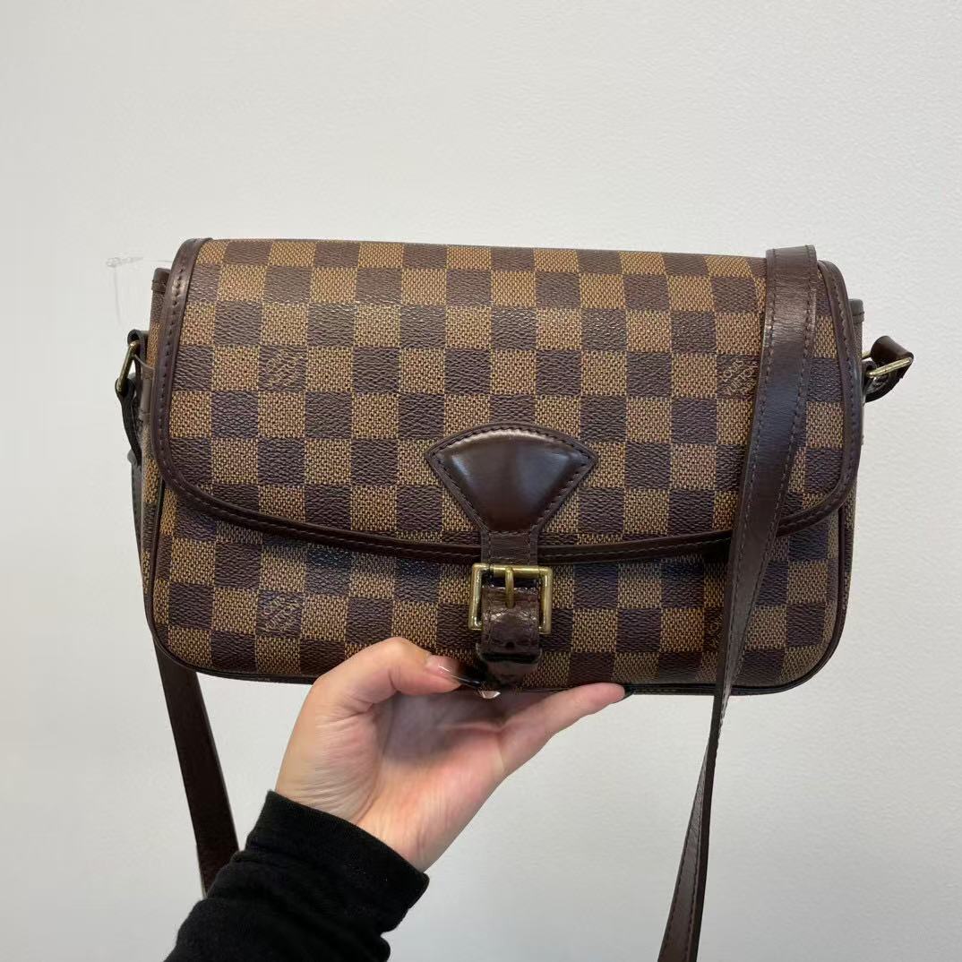 LOUIS VUITTON Special order Damier Sologne Shoulderbag [used]