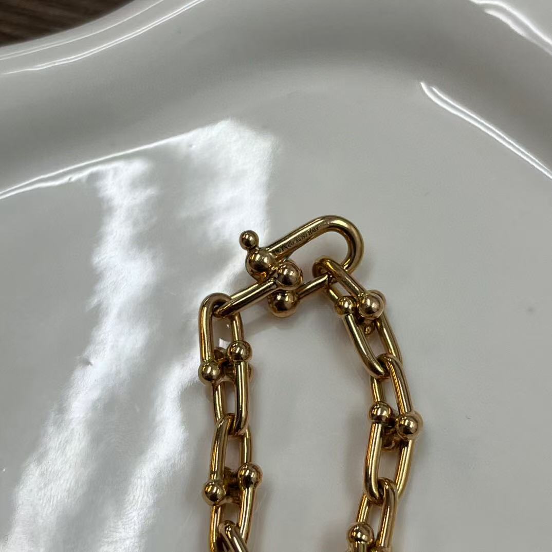 TIFFANY＆CO Hardwear Link Bracelet K18PG  [Used]