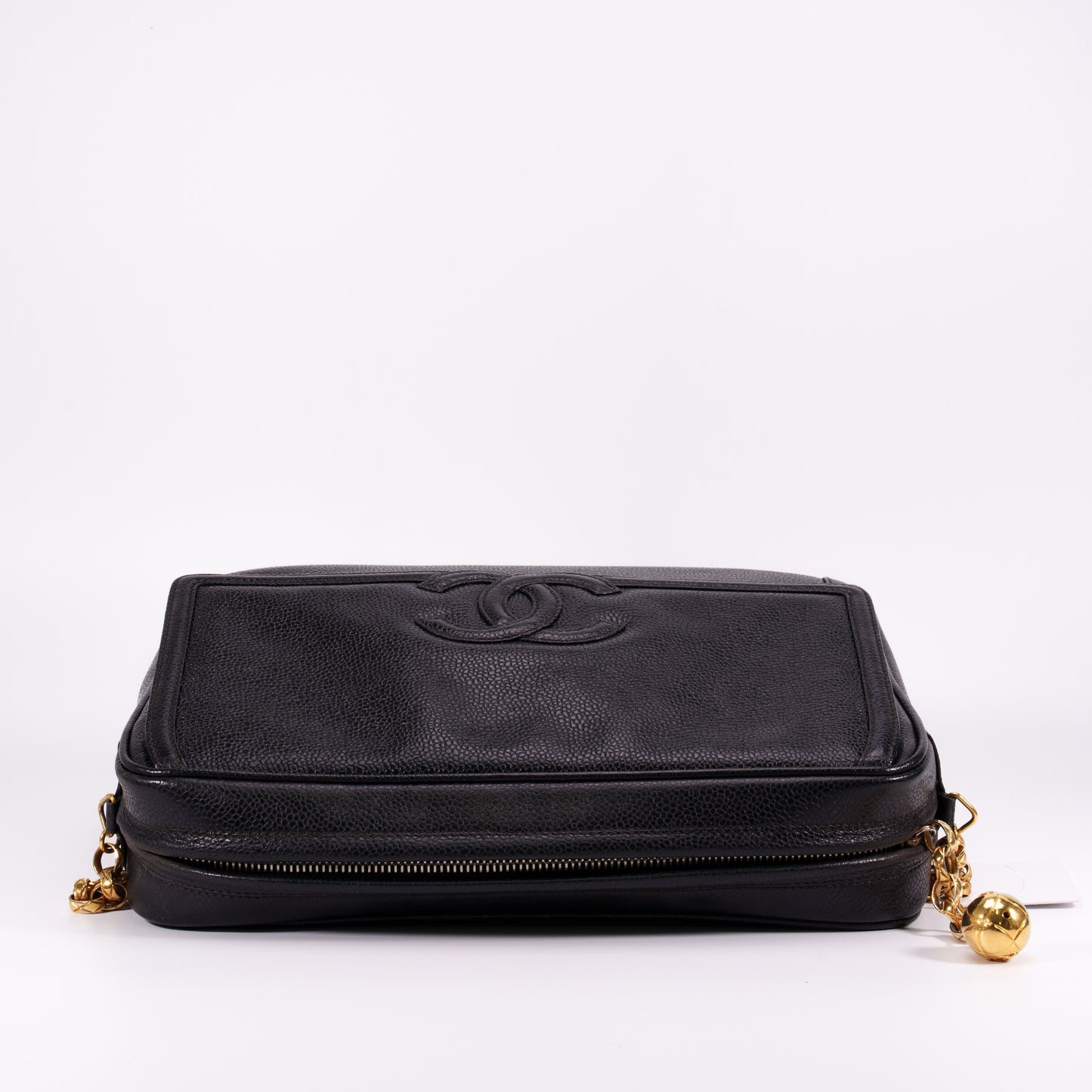 CHANEL Vintage Black Caviar Camera Shoulderbag [Used]