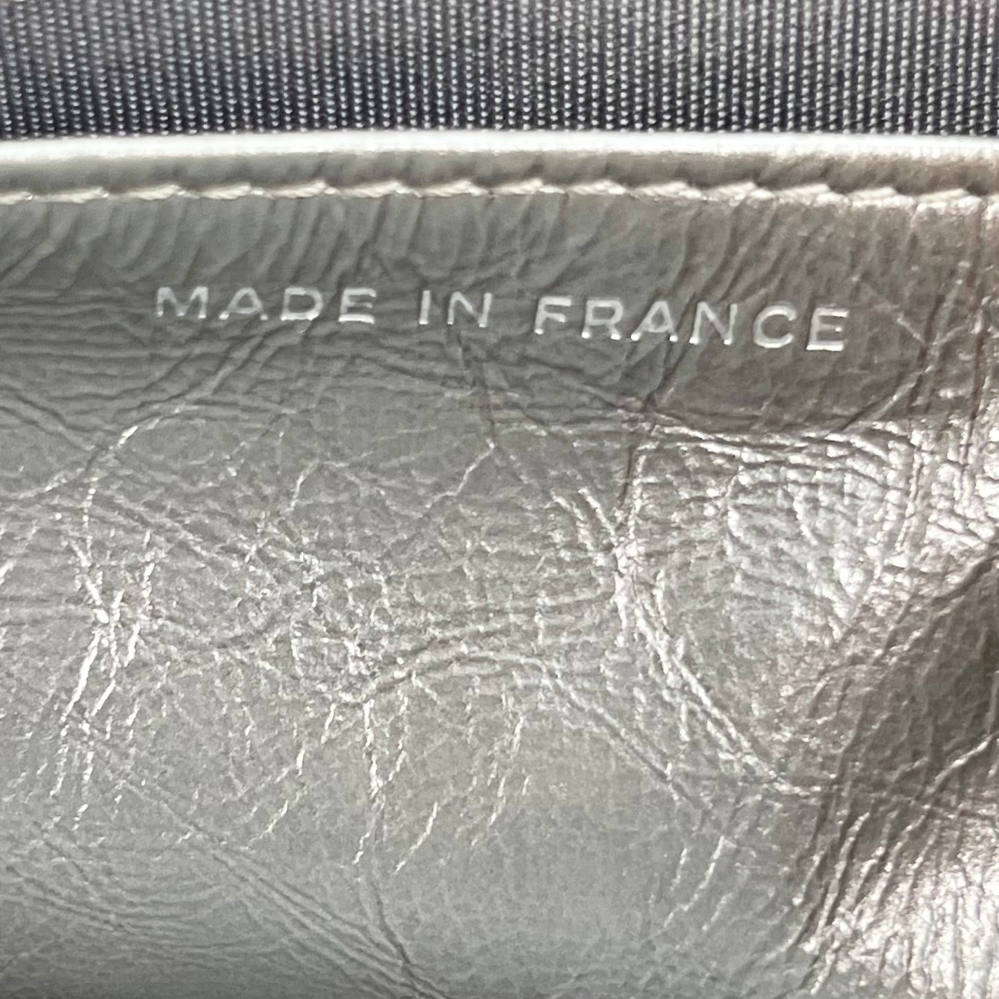 Chanel Space Silver LeBoy Piped WOC Chain Bag – Space Silver [Used]