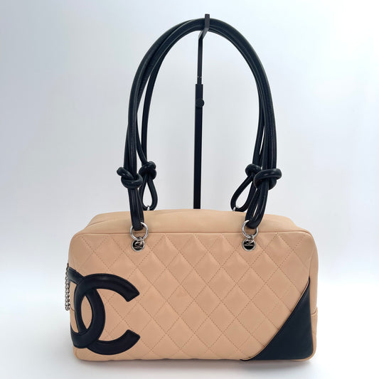 Chanel Milk Tea and Black Cambon Pillow Bag – Milk Tea/Black [Used]