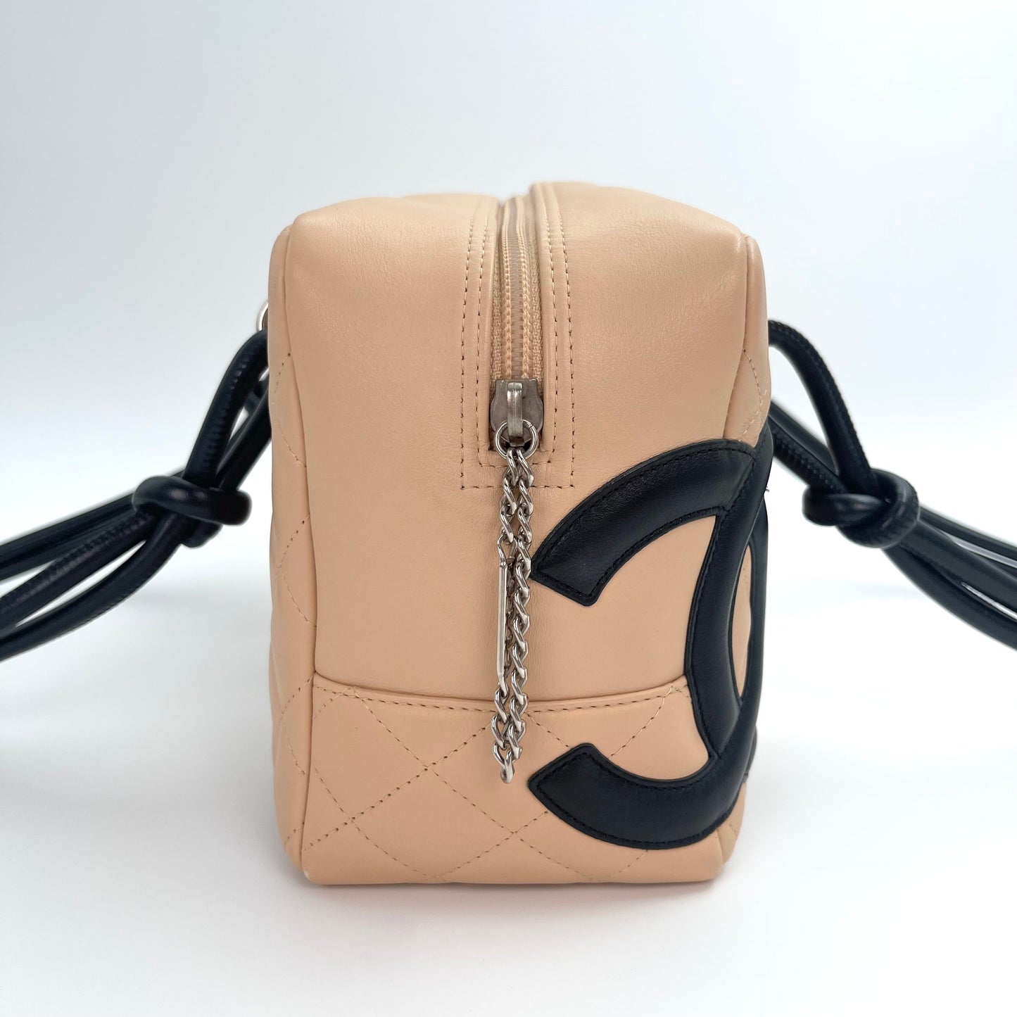 Chanel Milk Tea and Black Cambon Pillow Bag – Milk Tea/Black [Used]