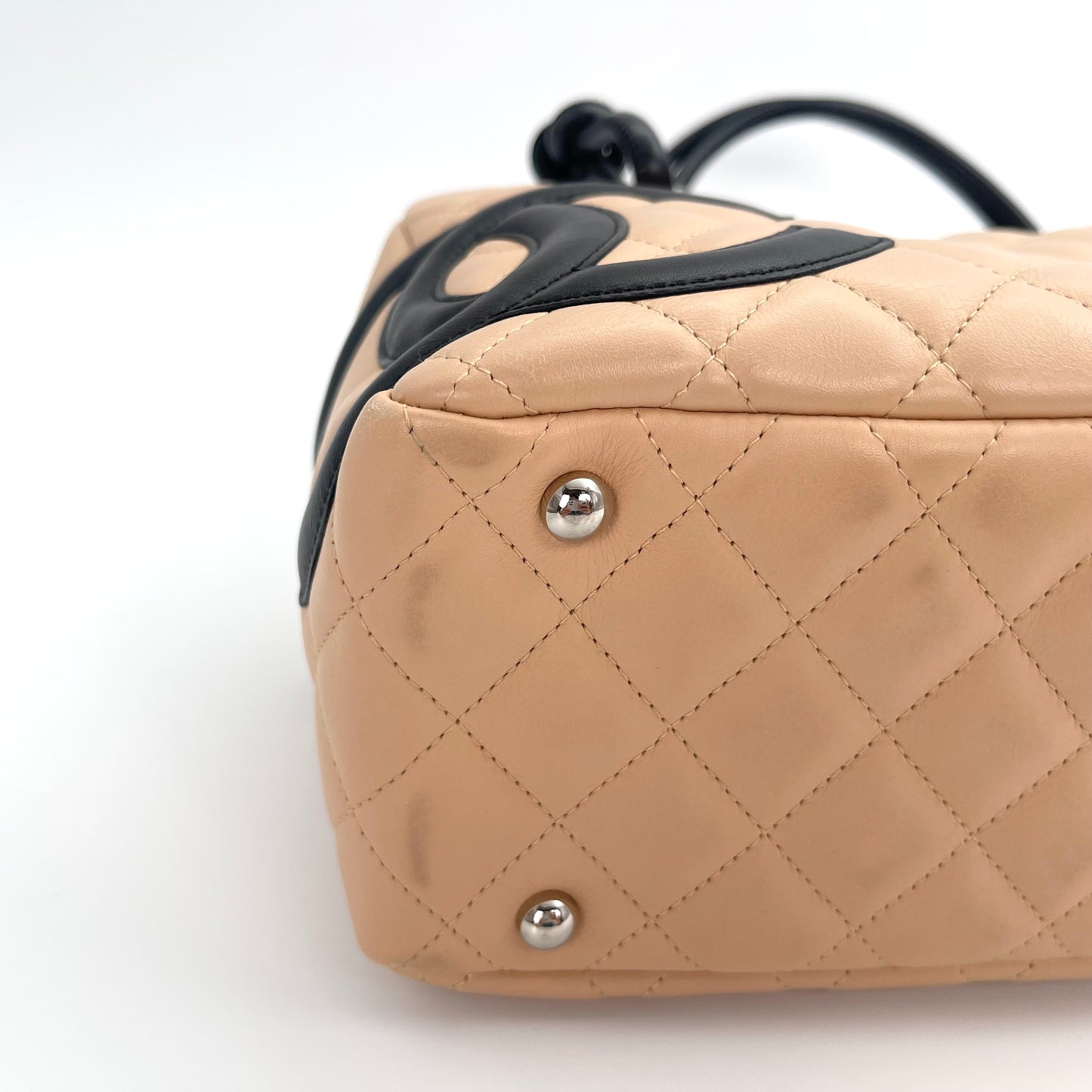 Chanel Milk Tea and Black Cambon Pillow Bag – Milk Tea/Black [Used]
