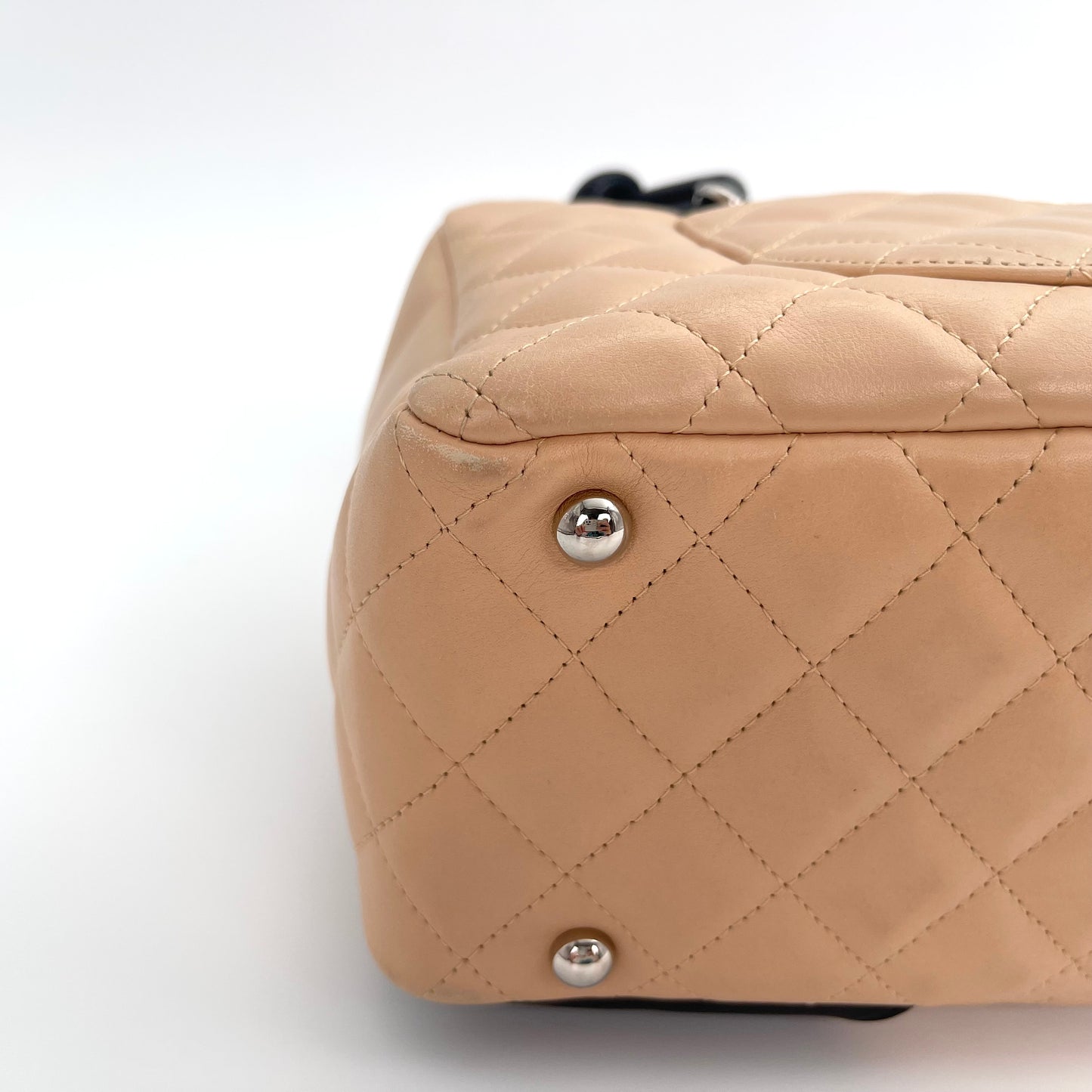 Chanel Milk Tea and Black Cambon Pillow Bag – Milk Tea/Black [Used]