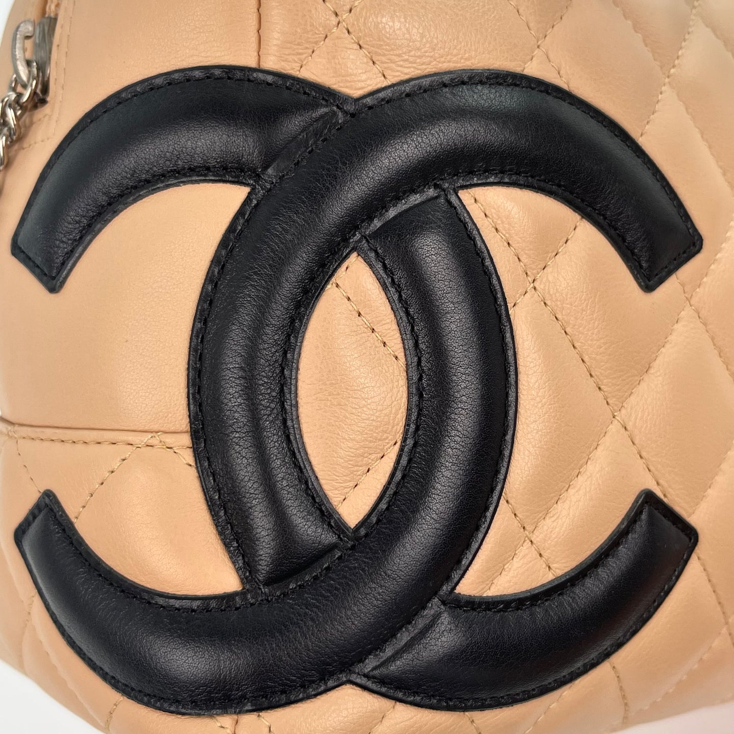 Chanel Milk Tea and Black Cambon Pillow Bag – Milk Tea/Black [Used]