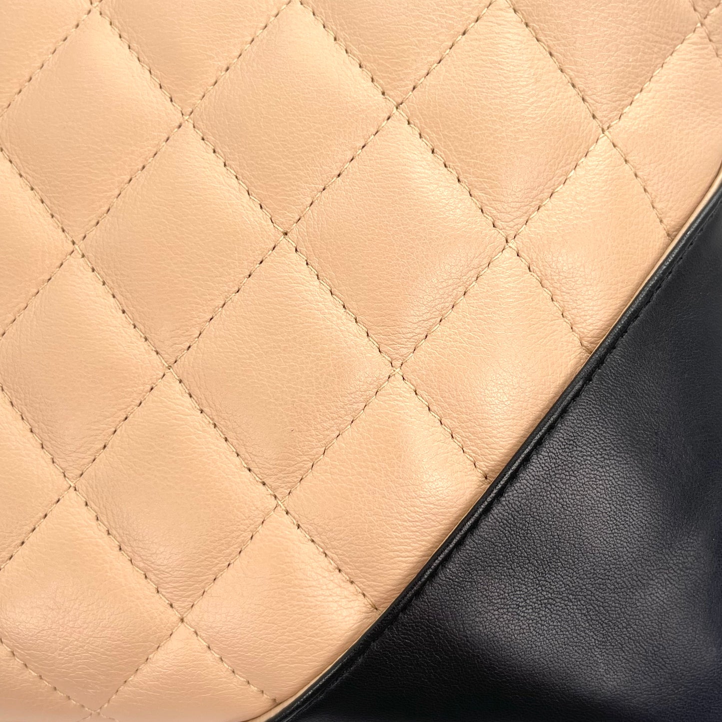 Chanel Milk Tea and Black Cambon Pillow Bag – Milk Tea/Black [Used]