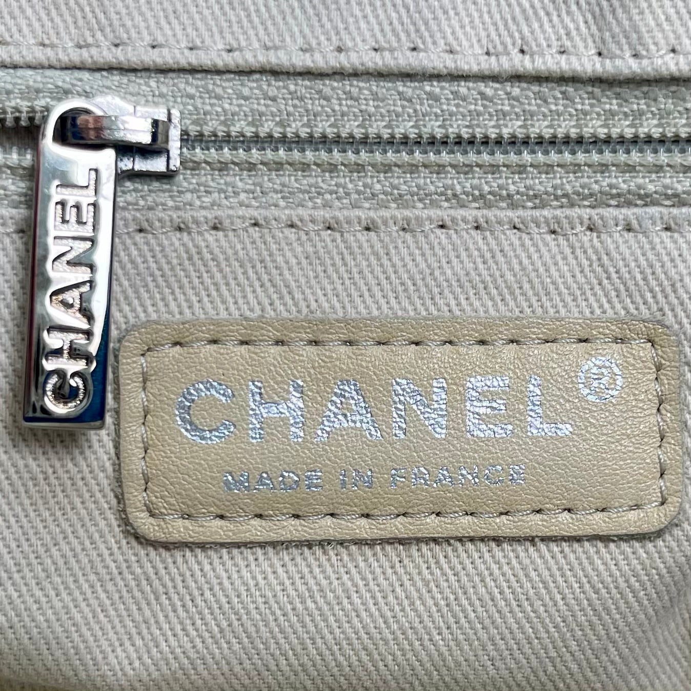 Chanel Dark Blue Lambskin Out-Seam Grand Shopping Tote – Dark Blue [Used]