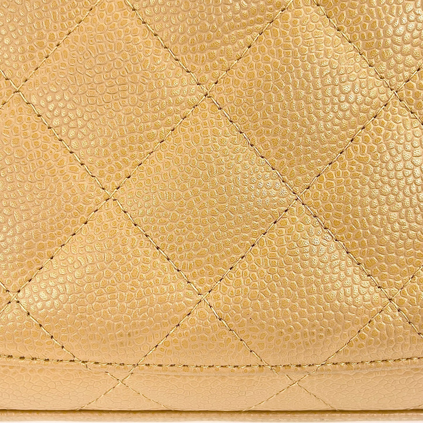 Chanel Beige Boston Handbag Large – Beige [Used]