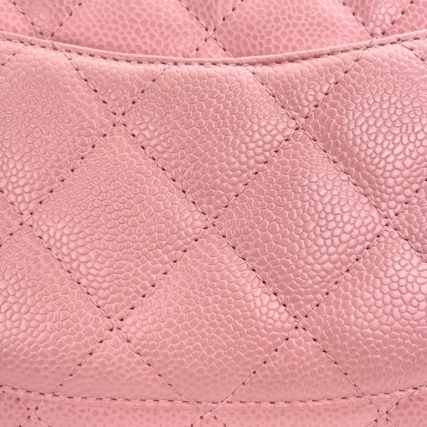Chanel Small Sakura Pink Caviar Leather Bowling Tote Bag – Sakura Pink [Used]