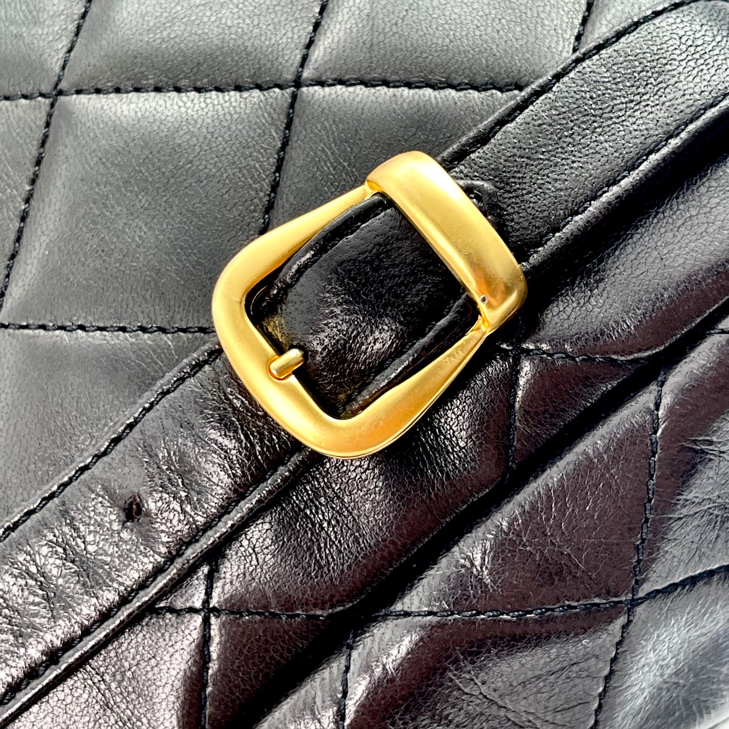 Chanel vintage classic black duma lambskin backpack [Used]