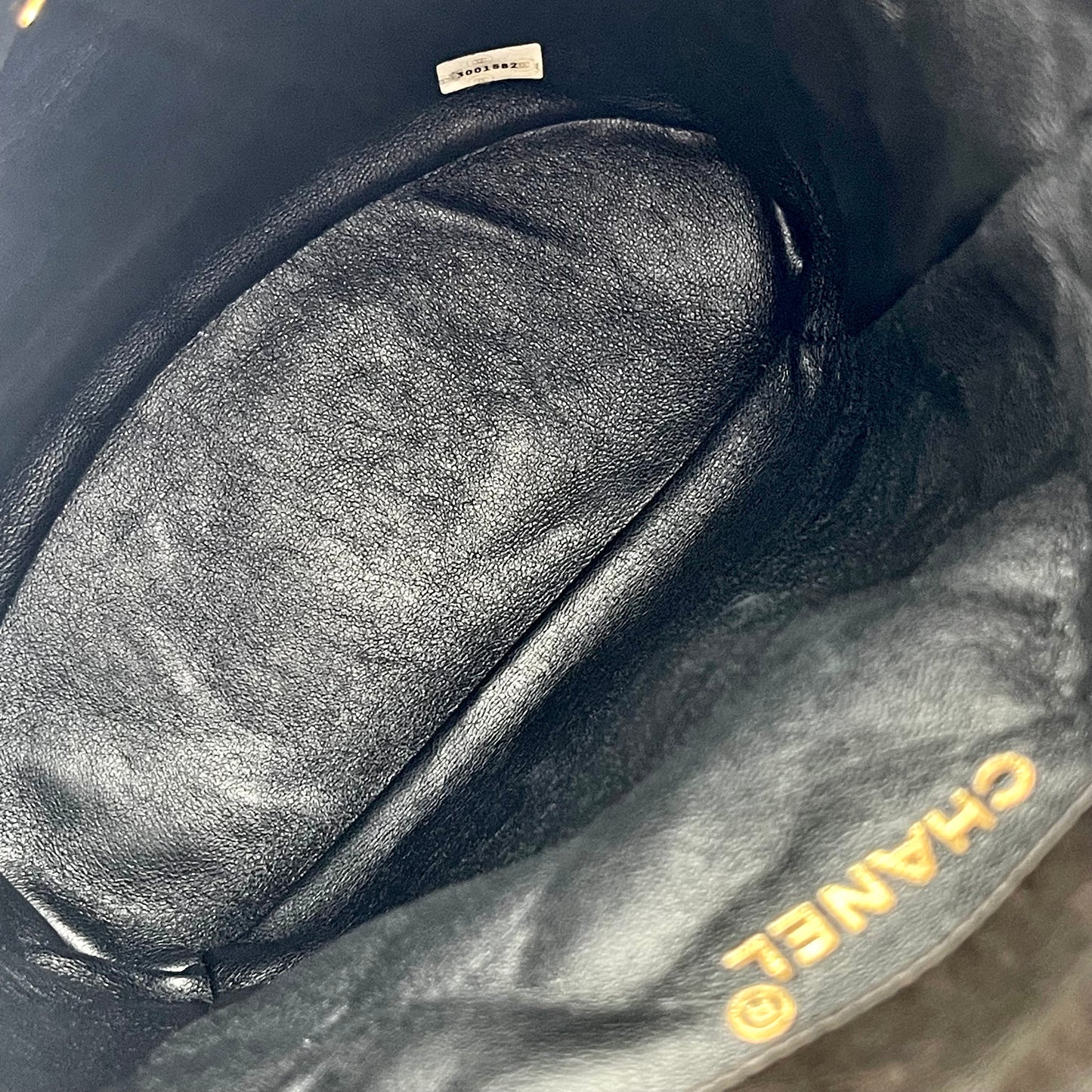 Chanel vintage classic black duma lambskin backpack [Used]