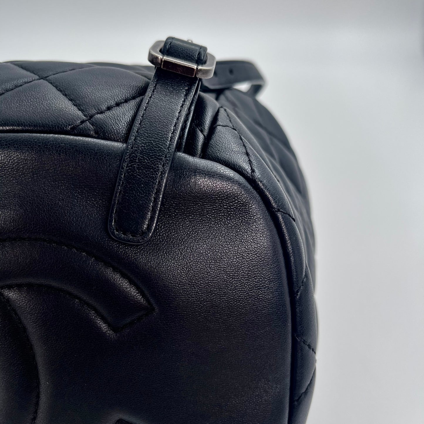 Chanel Daily Supple Quilted Lambskin Backpack – Black [Used]