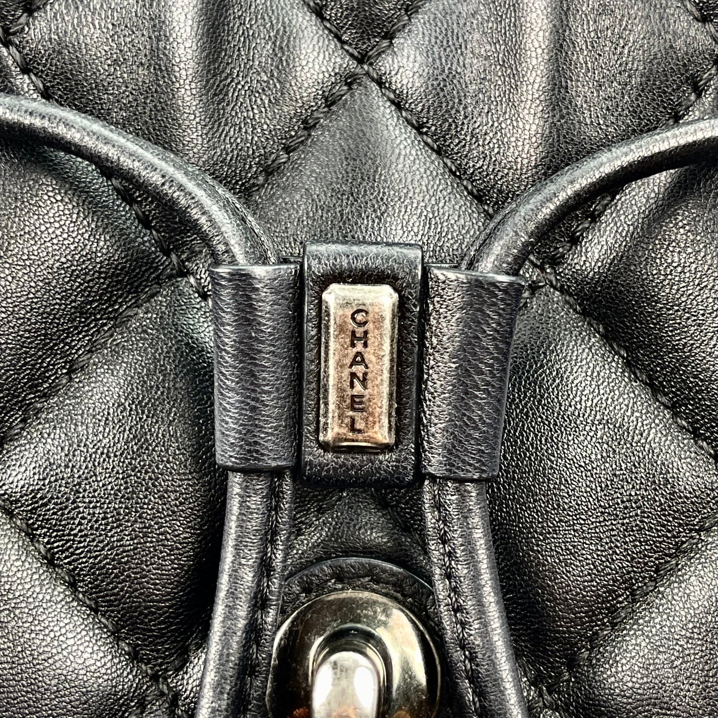 Chanel Daily Supple Quilted Lambskin Backpack – Black [Used]