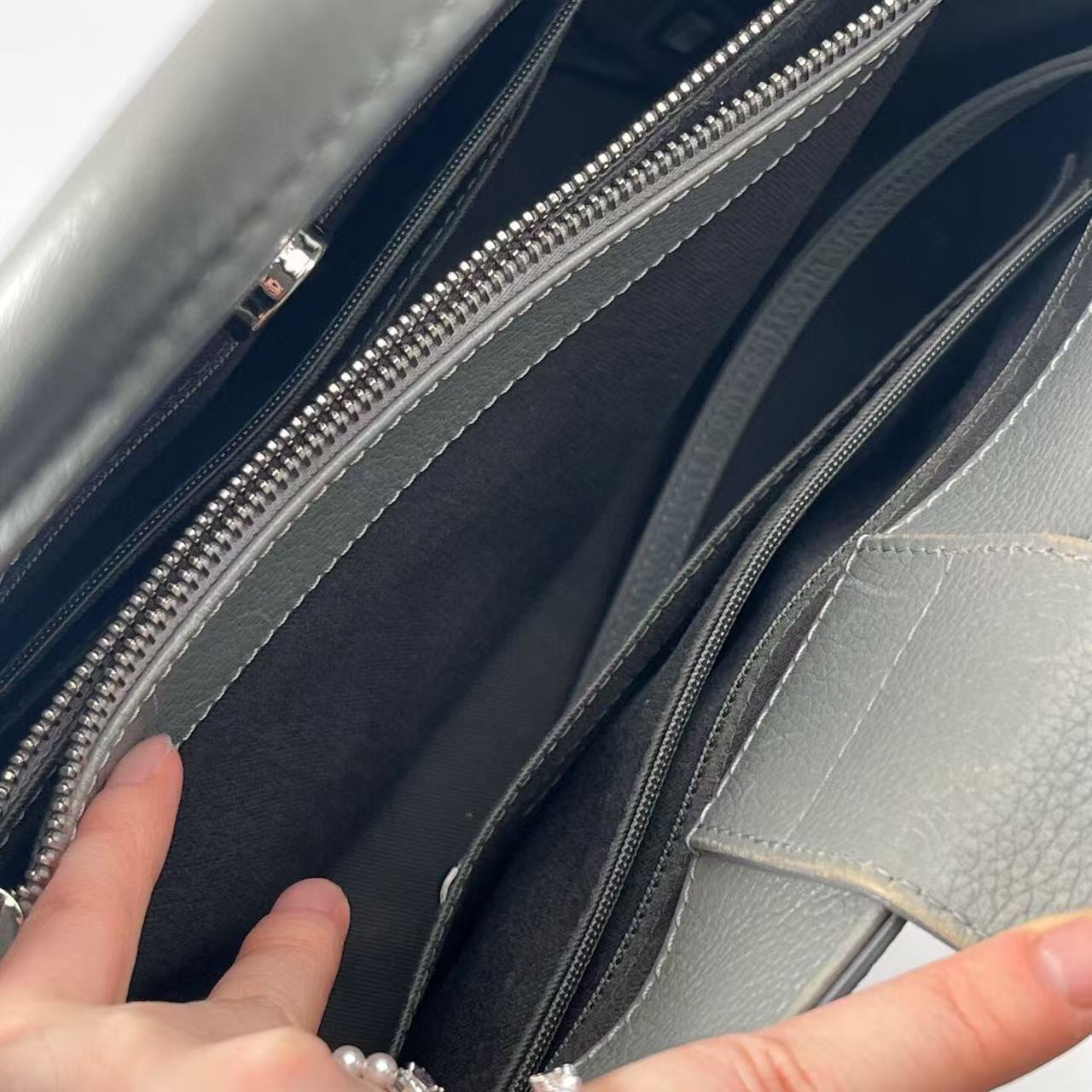 CHANEL Neo Executive Grey Tote Bag 2way [Used]