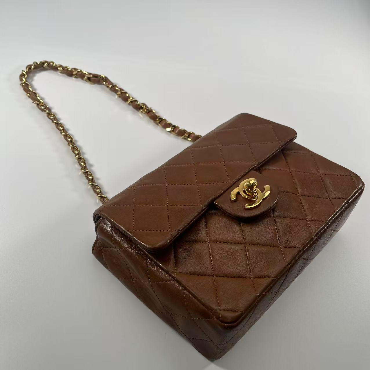 CHANEL mini Classic Flap matelasse Lambskin [used]