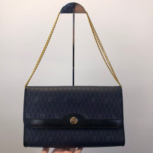 Christian Dior honeycomb chain shoulderbag [Used]