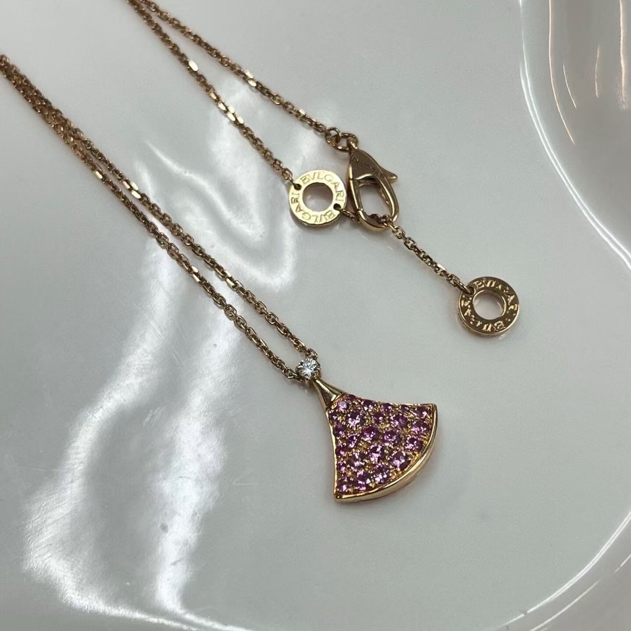 BVLGARI PinkGold DAVAS DREAM Necklace[Used]