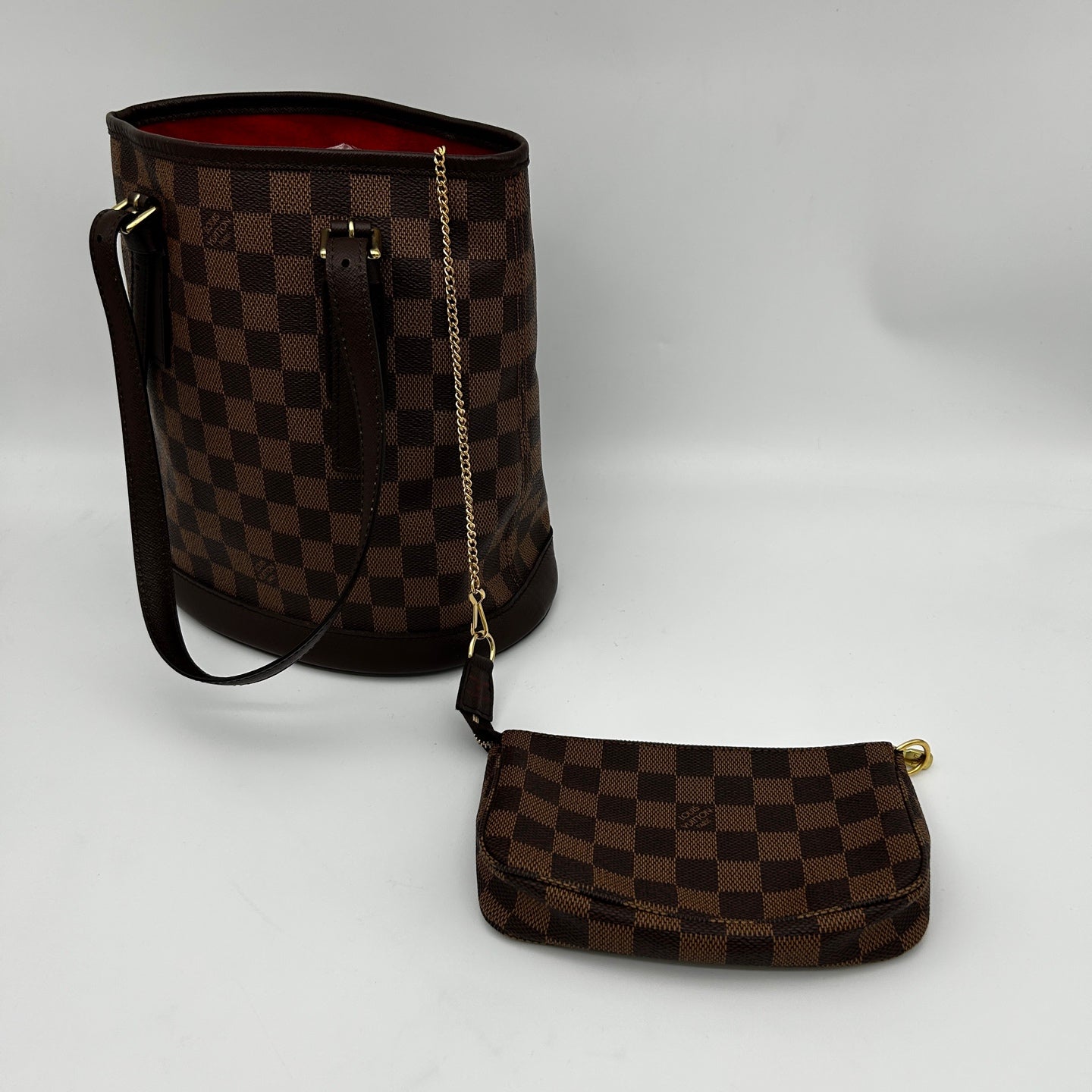 LOUIS VUITTON Damier Bucket Bag[Used]