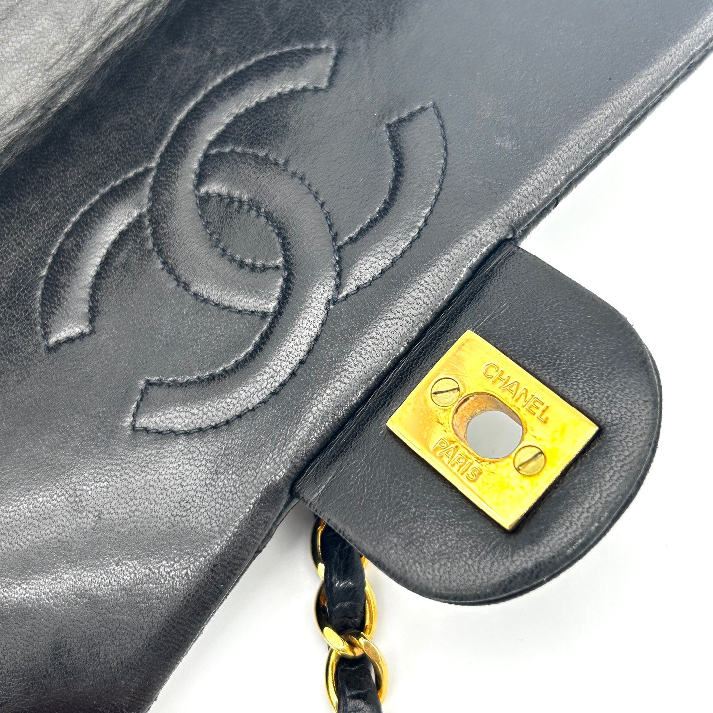 CHANEL Vintage Lambskin Mini Classic Single Flap Bag[Used]