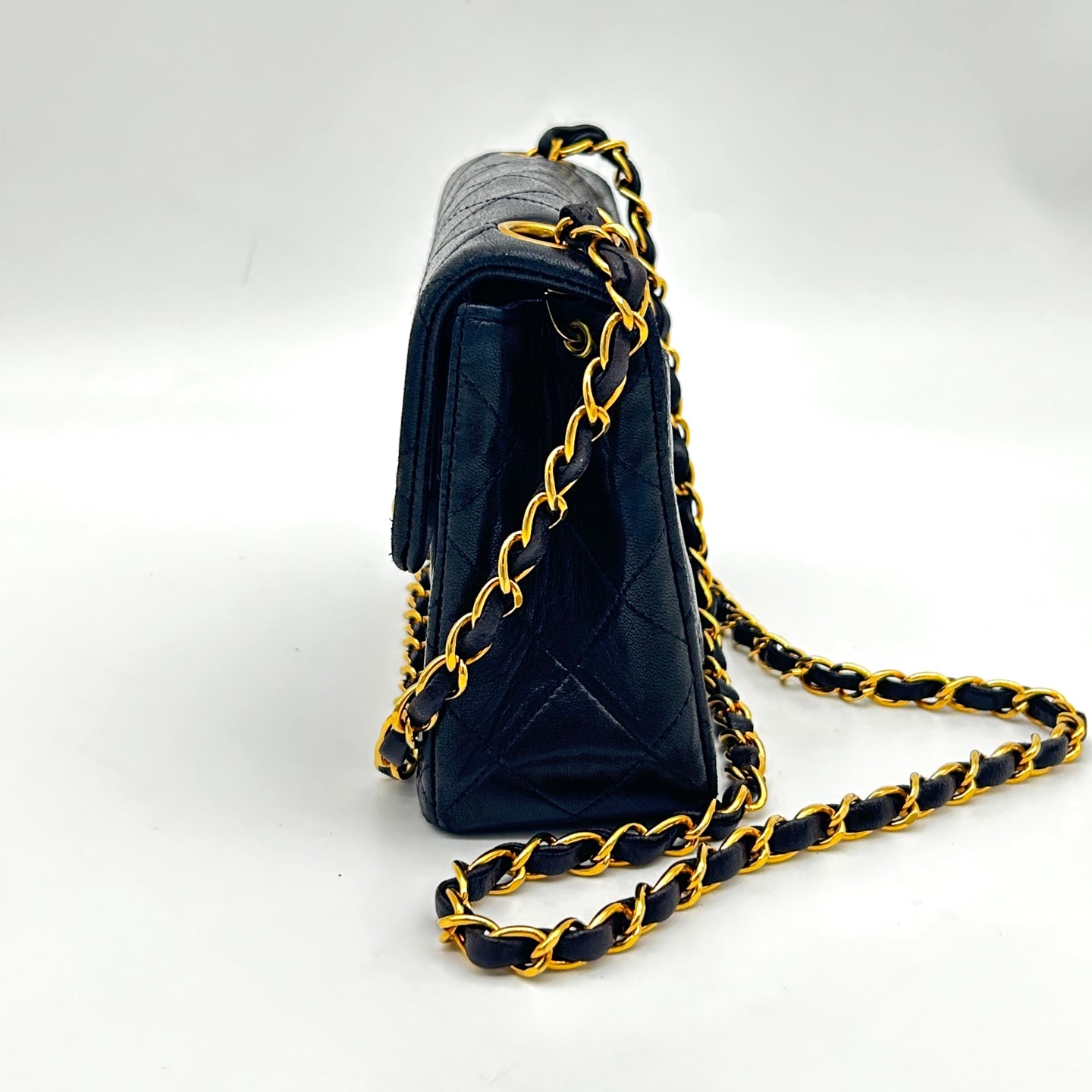 CHANEL Vintage Lambskin Mini Classic Single Flap Bag[Used]