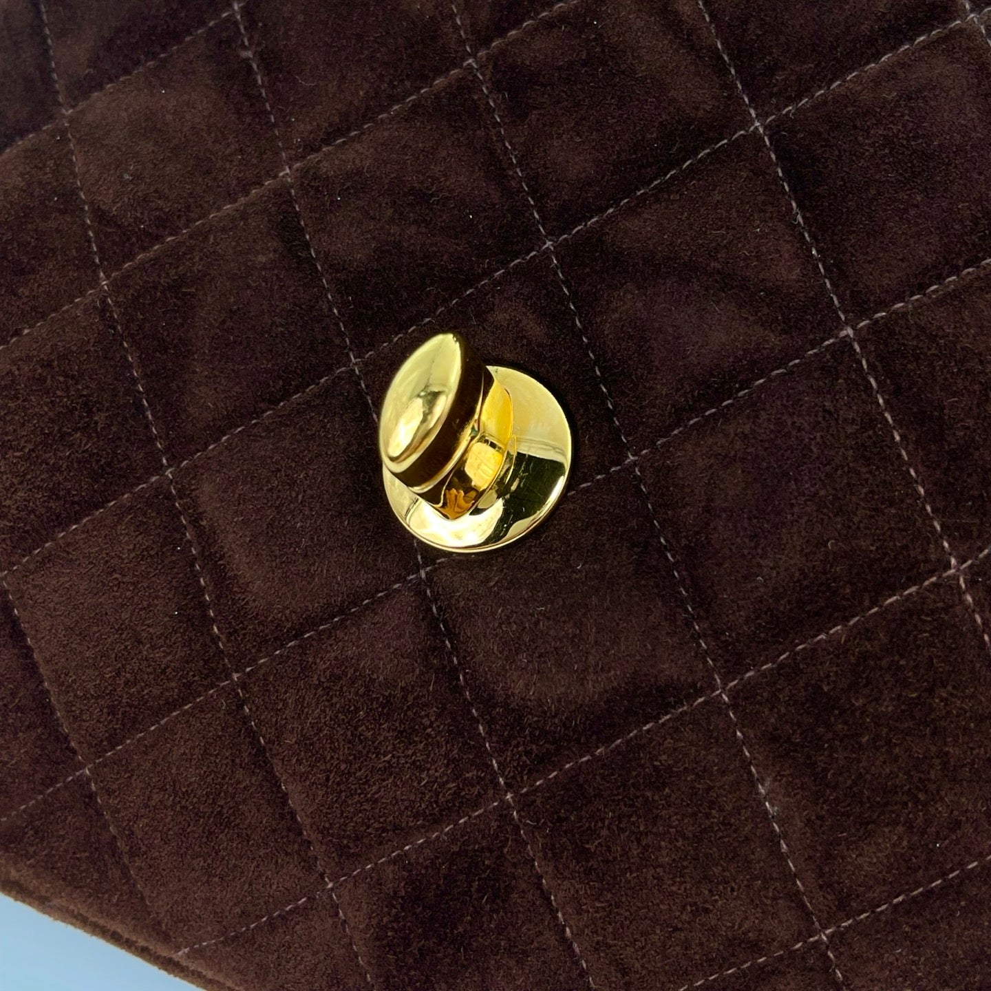 CHANEL Matelasse Brown Suede Backpack[Used]