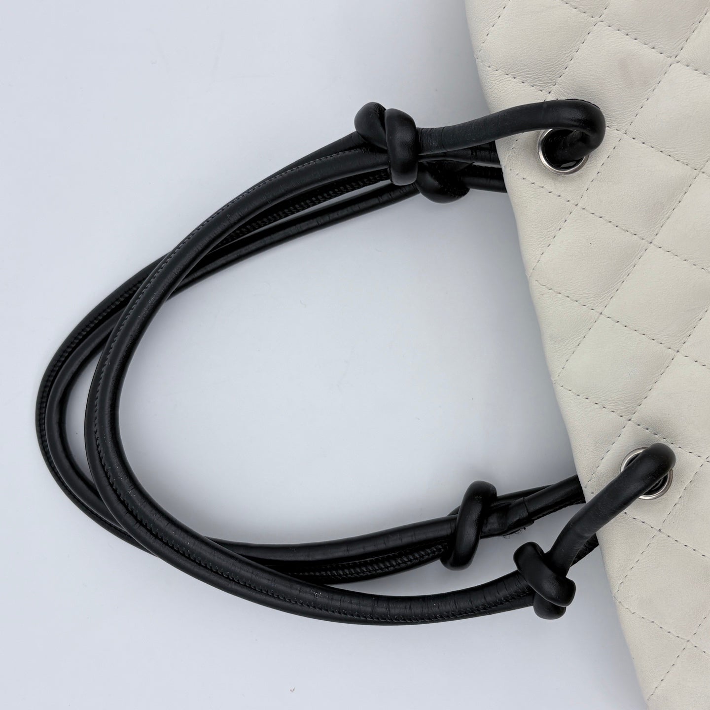 Chanel Ligne Cambon Python Small Tote Bag  [Used]