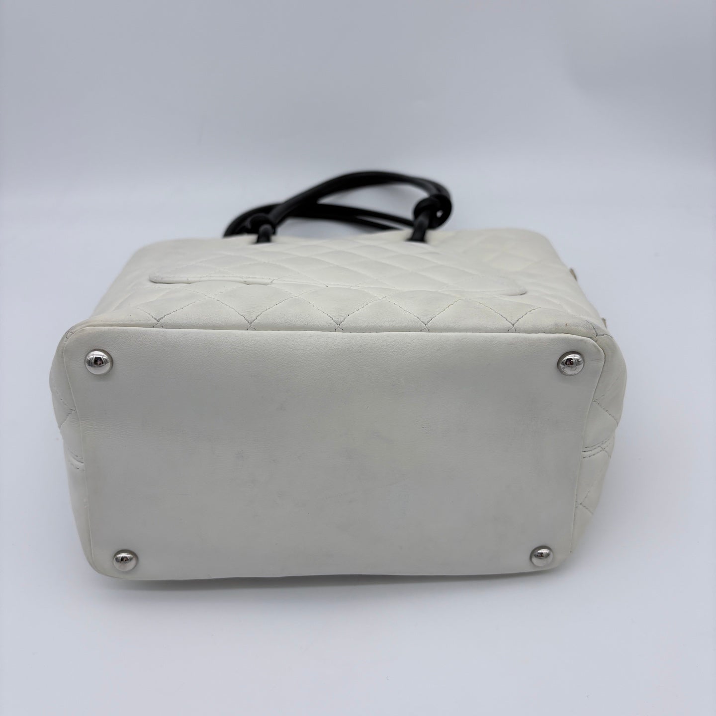 Chanel Ligne Cambon Python Small Tote Bag  [Used]