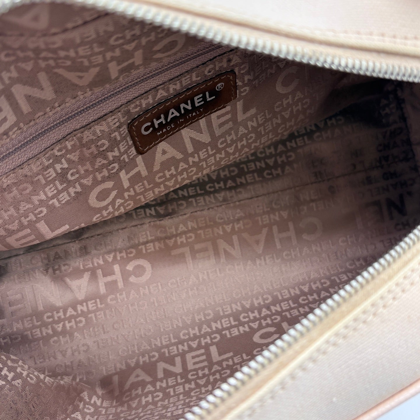 Chanel Canvas & Leather Tassel Bowling Bag Small [Used]