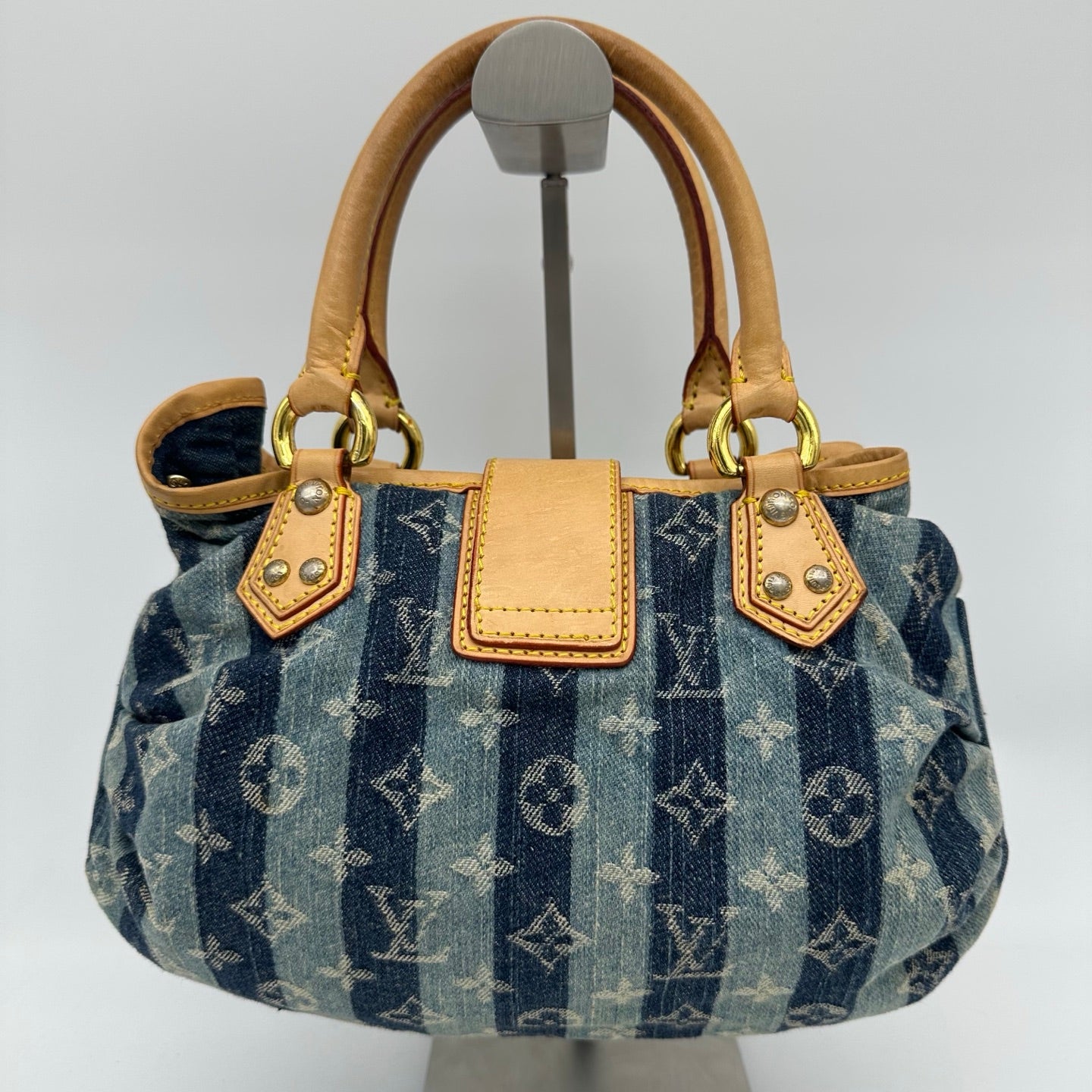 Louis Vuitton Monogram Denim Small Tote Bag [Used]