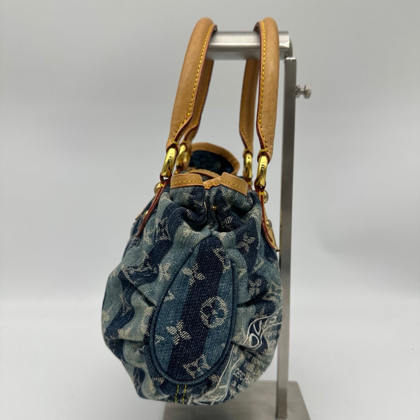 Louis Vuitton Monogram Denim Small Tote Bag [Used]