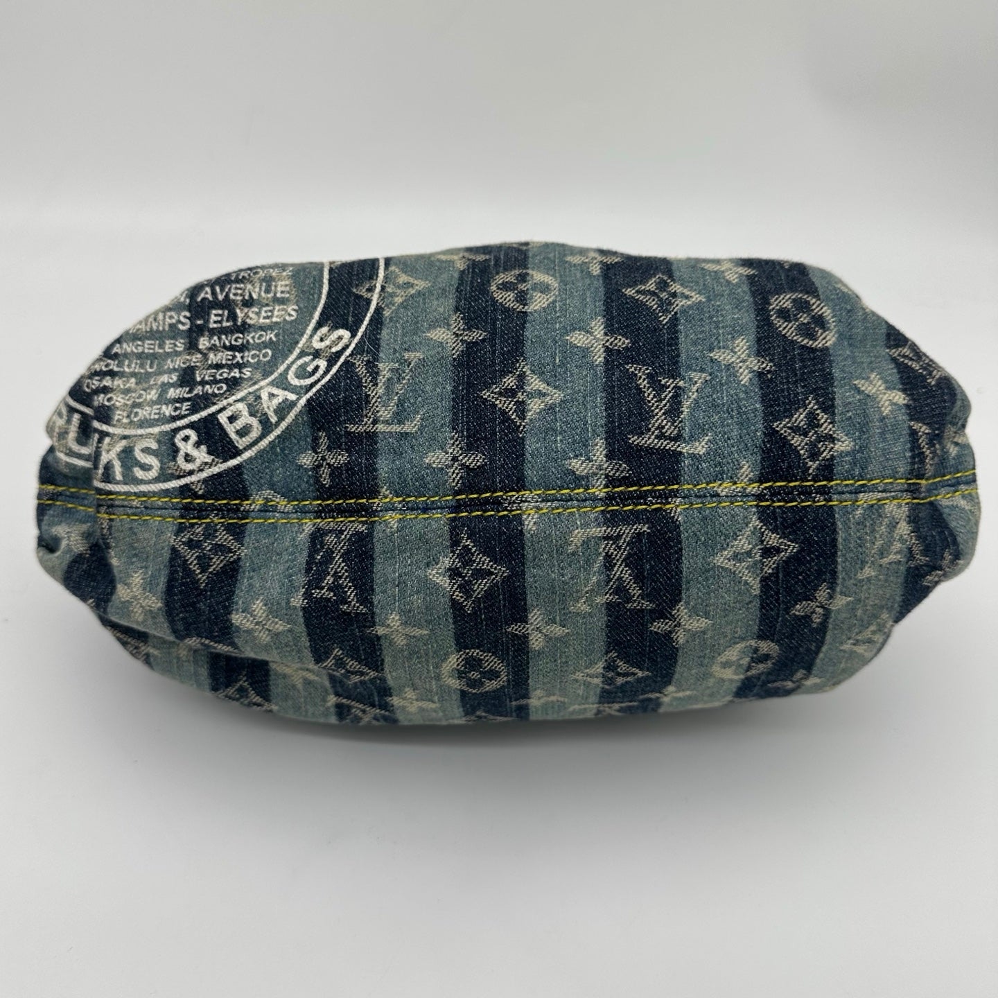 Louis Vuitton Monogram Denim Small Tote Bag [Used]