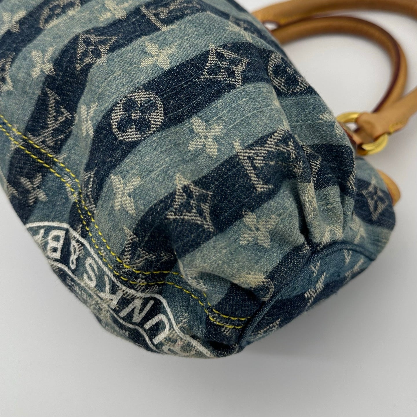 Louis Vuitton Monogram Denim Small Tote Bag [Used]