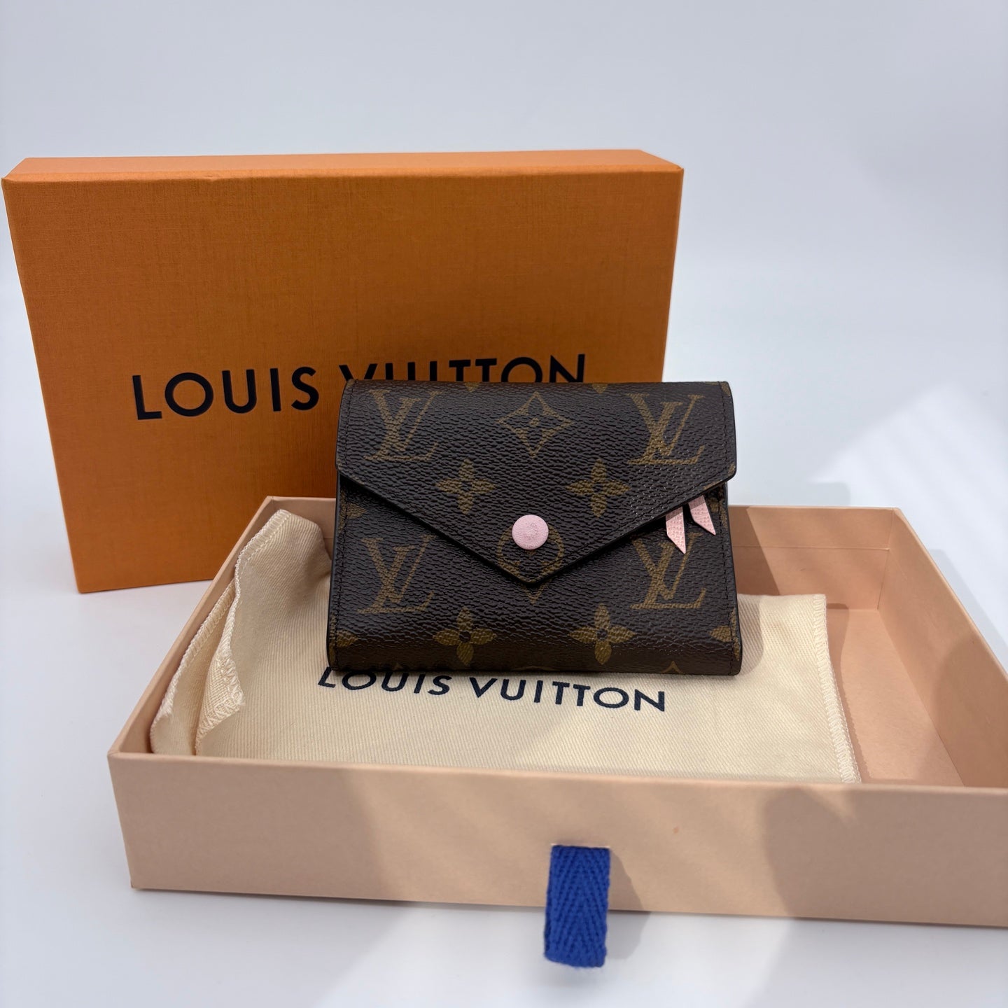 Louis Vuitton Monogram Empreinte “Pochette Rosalie” Compact Wallet [Used]
