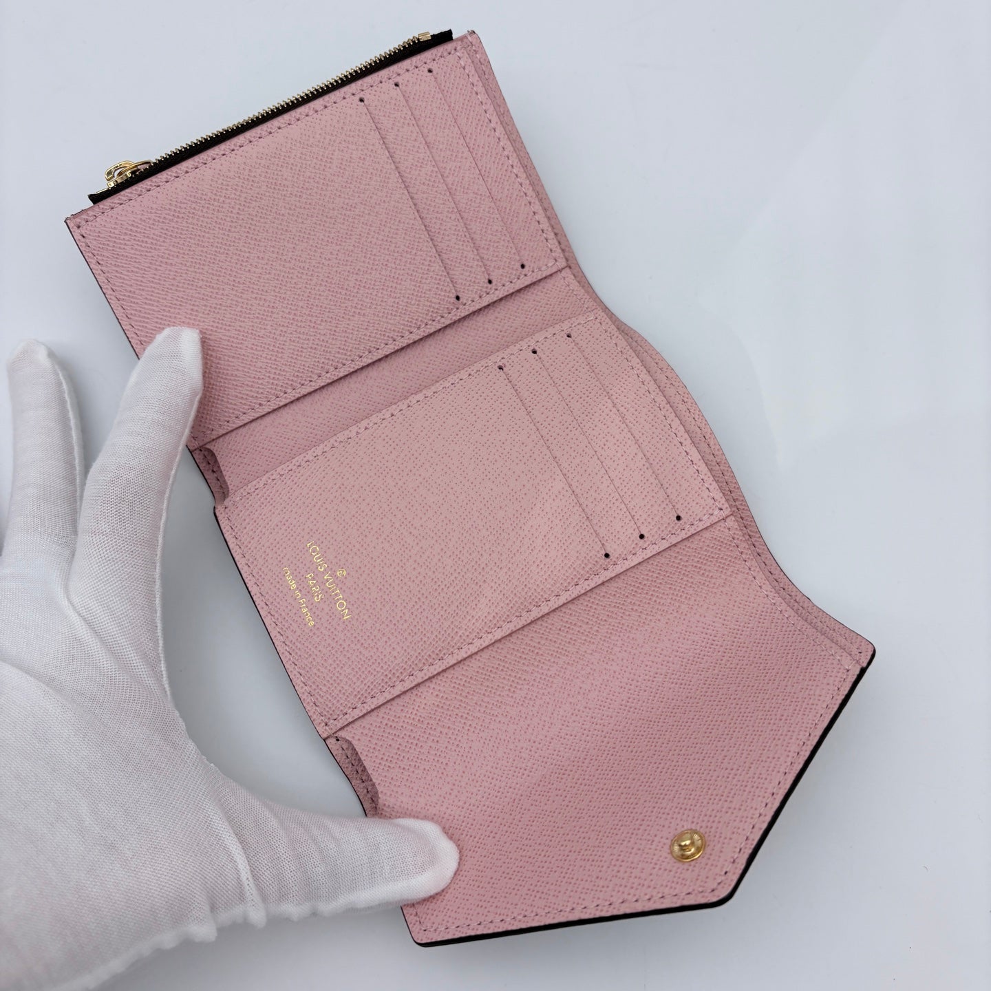 Louis Vuitton Monogram Empreinte “Pochette Rosalie” Compact Wallet [Used]