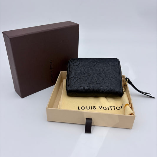 Louis Vuitton Monogram Empreinte Leather "ML Compact Wallet"  [Used]