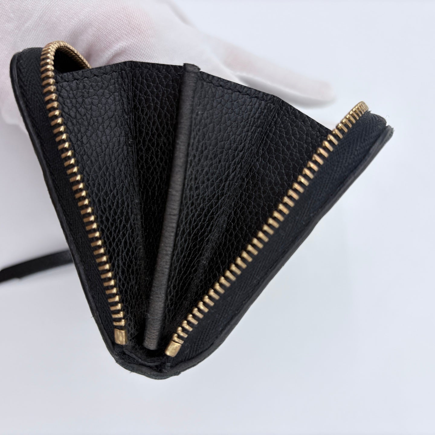 Louis Vuitton Monogram Empreinte Leather "ML Compact Wallet"  [Used]