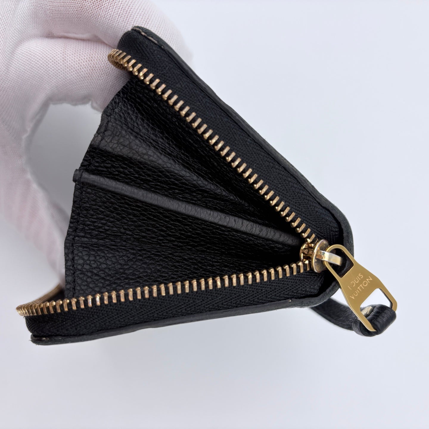 Louis Vuitton Monogram Empreinte Leather "ML Compact Wallet"  [Used]