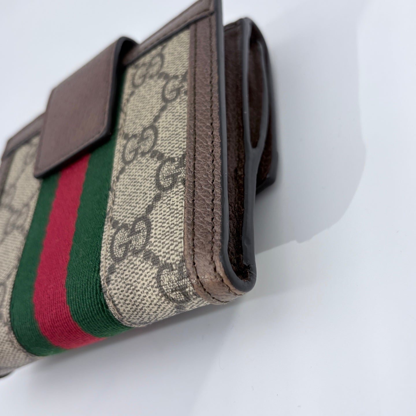 Gucci Ophidia GG Supreme Flap Wallet [Used]