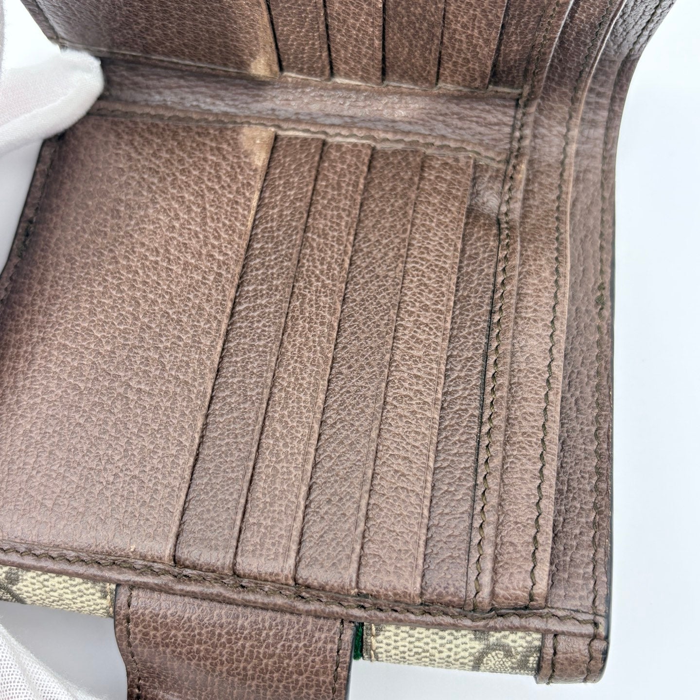 Gucci Ophidia GG Supreme Flap Wallet [Used]